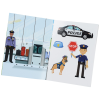 View Image 3 of 3 of Kid's Reusable Sticker Activity Book - Police Station