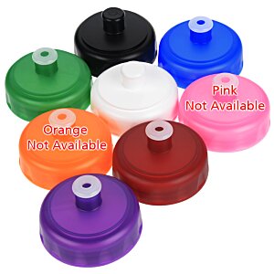 Additional Image 2 - a group of colorful plastic caps