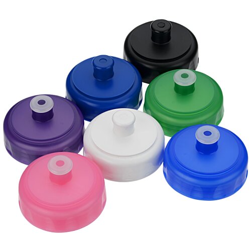 Additional Image 1 - a group of colorful plastic caps
