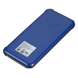 Additional Image 3 - a blue rectangular object with a silver label
