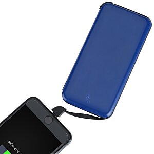 Additional Image 4 - a blue rectangular object with a cord attached to it