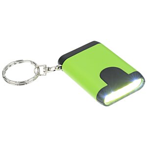 Additional Image 1 - a green key chain with a black and grey cover
