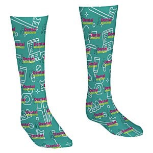 Additional Image 2 - a pair of socks with rainbows