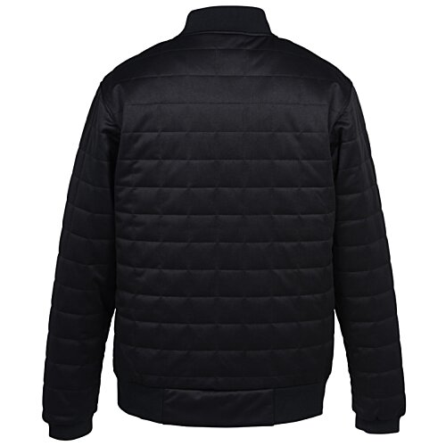 Additional Image 1 - a back view of a black jacket