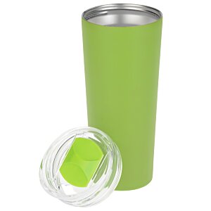 Additional Image 1 - a green tumbler with a lid