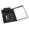 View Image 3 of 6 of Vienna Satin Touch Wireless Charging Padfolio