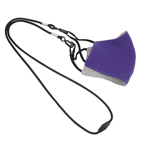 Additional Image 2 - a close-up of a purple mask