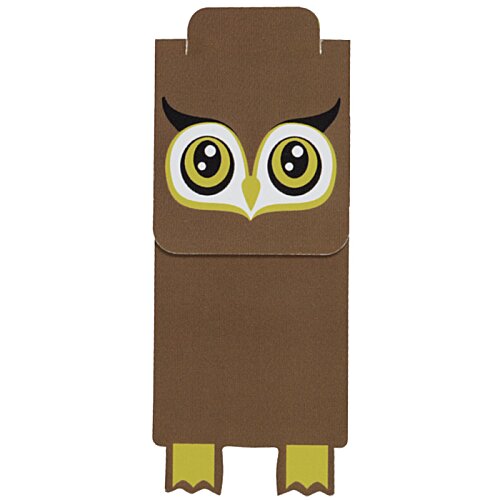 Additional Image 1 - a brown toy with yellow eyes and yellow legs
