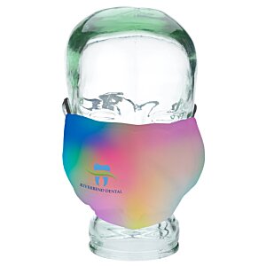 Additional Image 4 - a glass cup with a rainbow colored lid