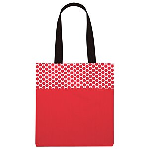 Additional Image 2 - a red bag with black handles