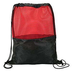 Additional Image 1 - a red and black backpack
