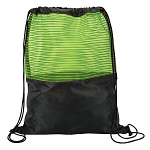 Additional Image 2 - a green and black backpack