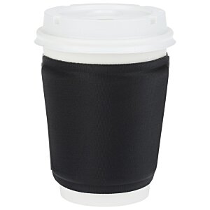 Additional Image 3 - a black cup with a white lid