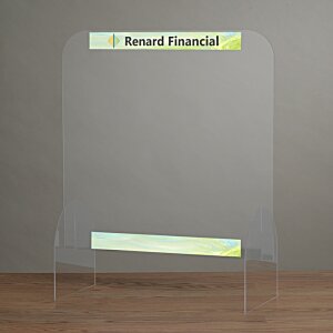 Additional Image 1 - a transparent screen on a table