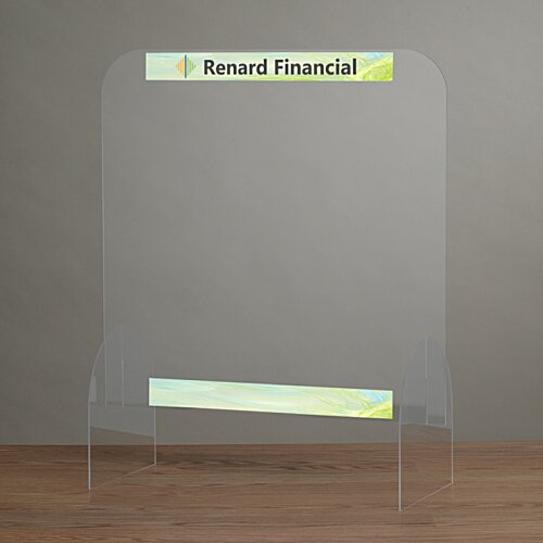 Additional Image 1 - a transparent screen on a table