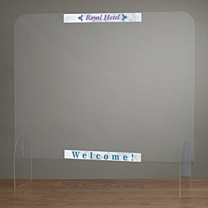 Additional Image 1 - a glass screen with text on it