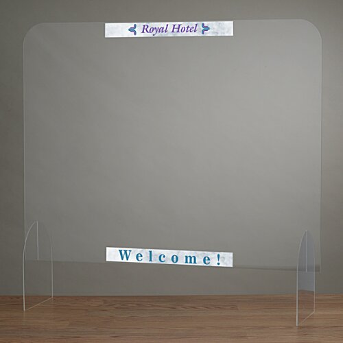 Additional Image 1 - a glass screen with text on it