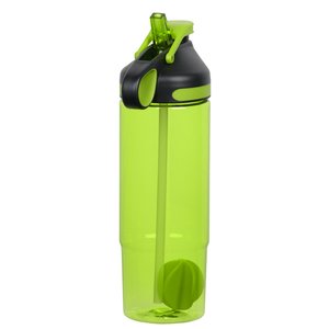 Additional Image 2 - a green water bottle with black lid