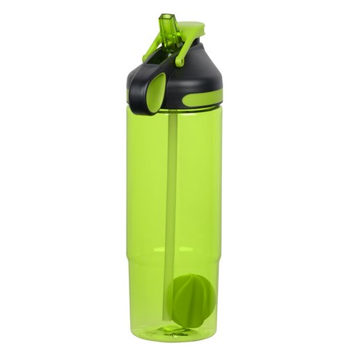 Additional Image 2 - a green water bottle with black lid