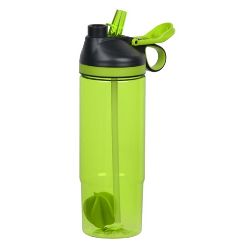 Additional Image 3 - a green water bottle with a black lid
