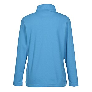 Additional Image 1 - a blue long sleeved shirt