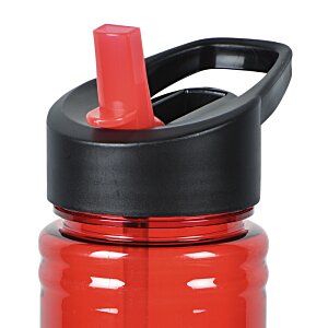 Additional Image 3 - a close up of a red water bottle