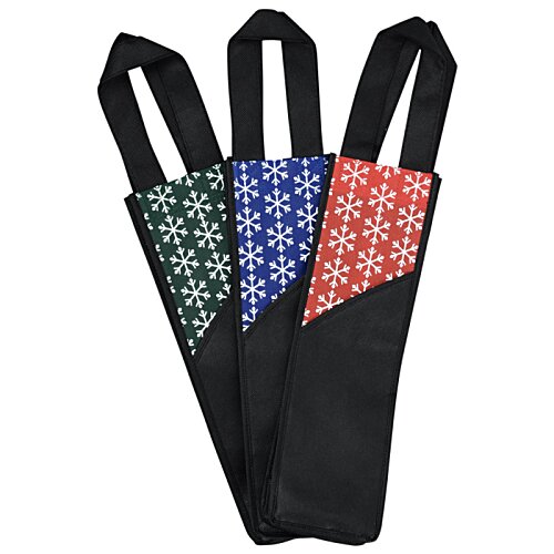 Snowflake Wine Stopper & Tote- Closeout Image 3 of 3