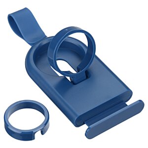 Additional Image 1 - a blue ring on a strap