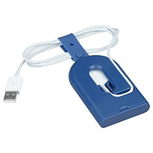 Additional Image 4 - a blue usb cable with a white cord