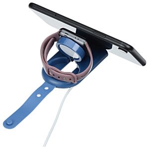 Additional Image 7 - a blue tablet with a blue strap