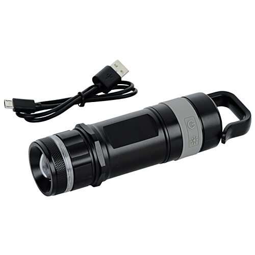 Additional Image 2 - a black flashlight with a cord