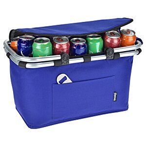 Additional Image 1 - a cooler with a group of soda cans