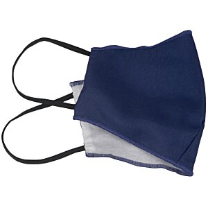 Additional Image 2 - a blue and white face mask