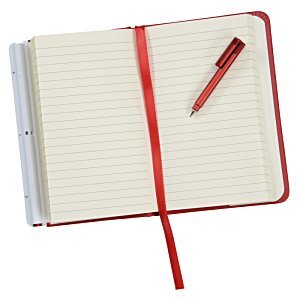 Additional Image 1 - a notebook with a red band and a pen