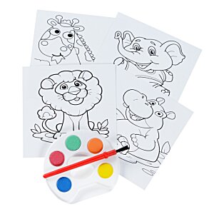 Additional Image 2 - a group of paper with a paintbrush and a drawing