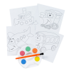 View Image 3 of 3 of Kid's Travel Paint Set - Transportation