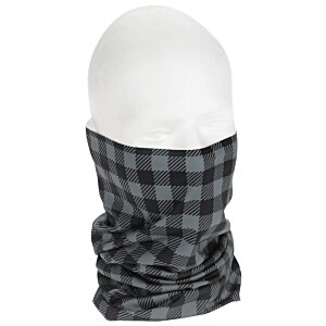 Additional Image 4 - a white head with a black and grey bandana