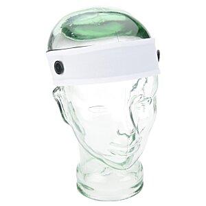 Additional Image 2 - a glass head with a white band