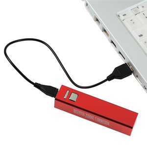 Additional Image 3 - a red usb cable next to a laptop