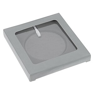 Additional Image 1 - a white square object with a circle in it