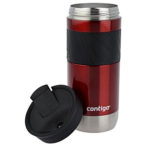 Additional Image 3 - a red and silver thermos
