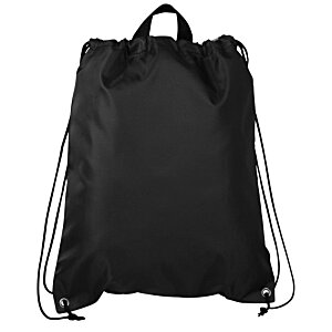 Additional Image 1 - an orange backpack with a black handle