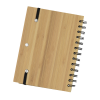 View Image 2 of 4 of Syracuse Bamboo Cover Notebook with Pen