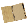 View Image 3 of 4 of Syracuse Bamboo Cover Notebook with Pen