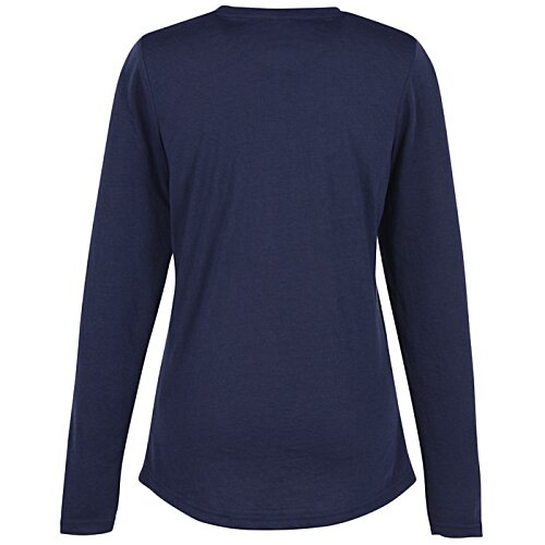Additional Image 1 - a back of a blue shirt