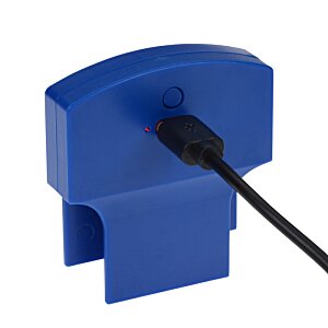 Additional Image 3 - a blue plastic object with a black cord