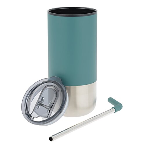 Additional Image 2 - a blue and silver cup