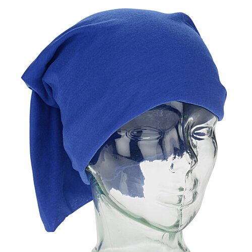 Additional Image 2 - a blue hat on a mannequin