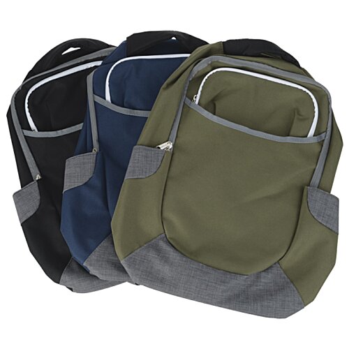 Maddox Laptop Backpack - Embroidered Image 3 of 3