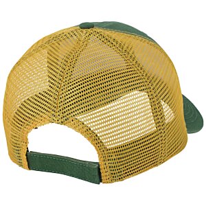 Additional Image 1 - a yellow hat with green trim